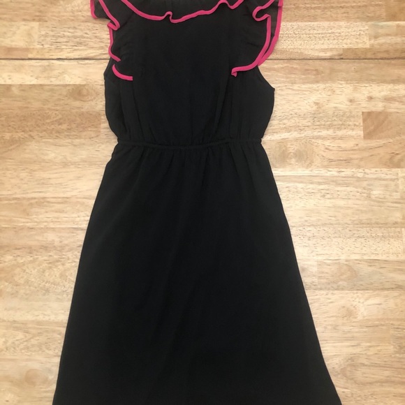 Beautiful dress size 5 black with hot pink accent. - Picture 3 of 5